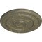 Ekena Millwork Kepler Traditional Medallion (For Canopies up to 5 1/4"), 23 5/8"OD x 1 3/4"P, Witch Hazel Crackle CM24KPWHC - alternate 2